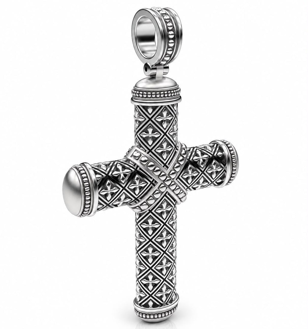 Byzantine Cross Pendant – Sterling Silver