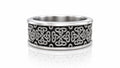 Celtic Trinity Knot Band Ring – Sterling Silver