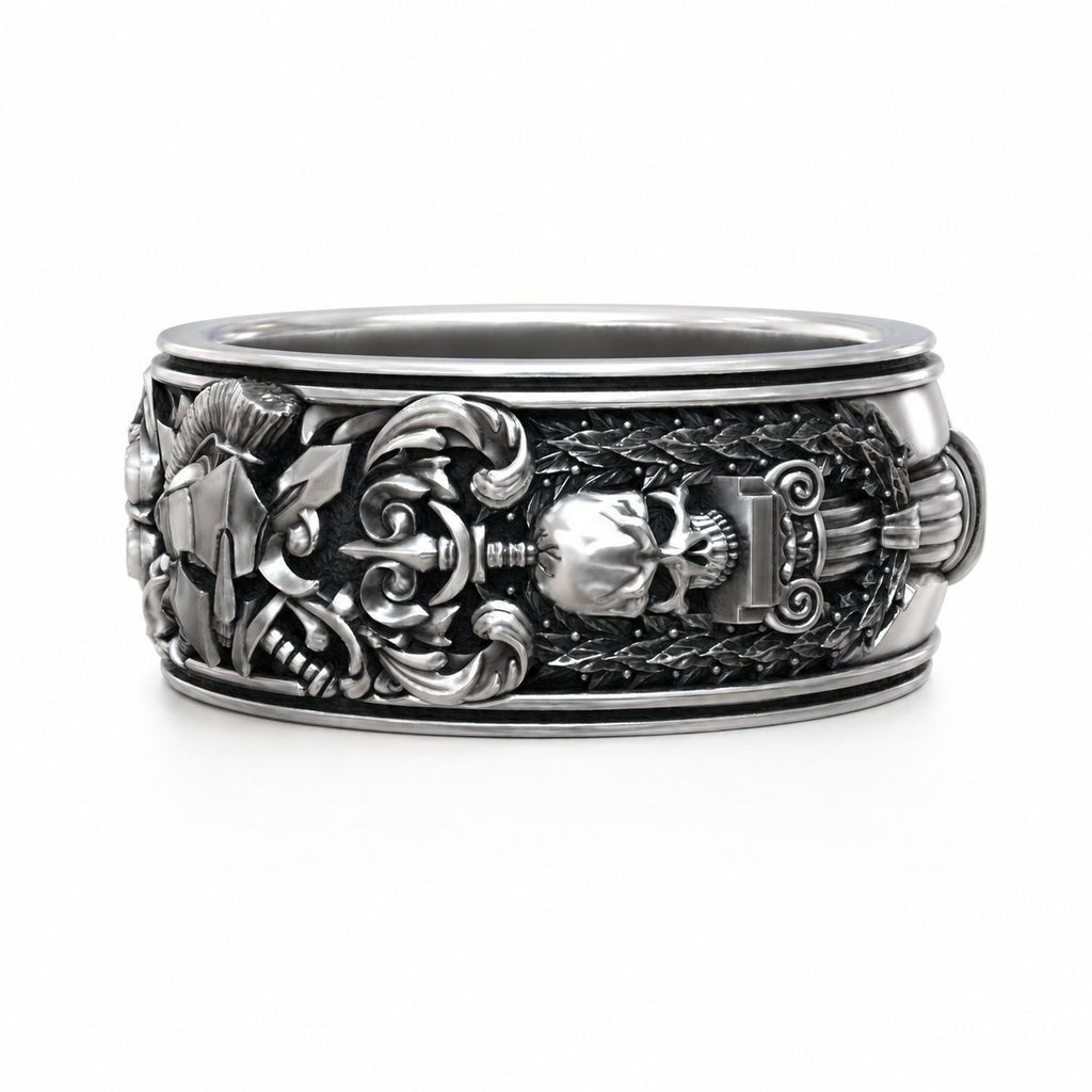 Spartan Warrior Ring – Sterling Silver
