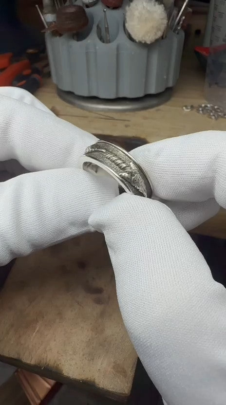 Norse Arrow Ring – Sterling Silver
