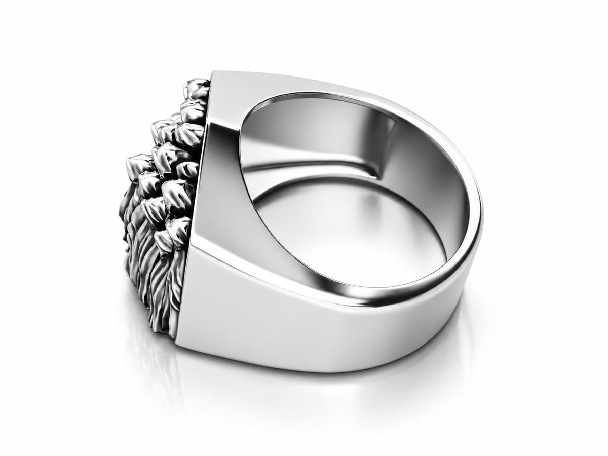 Hooded Phantoms Reaper Signet Ring – Sterling Silver