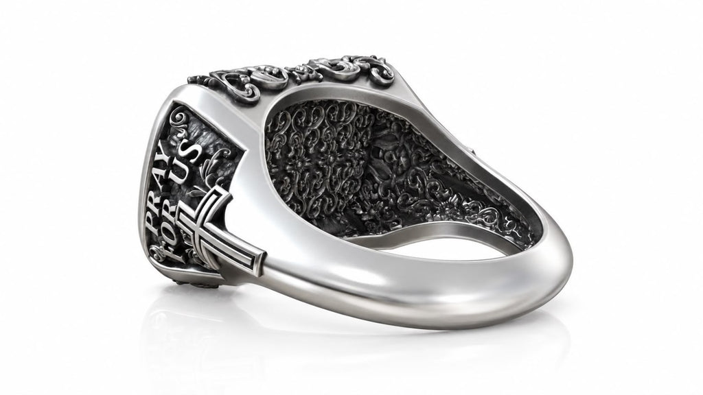 Last Supper Signet Ring – Sterling Silver
