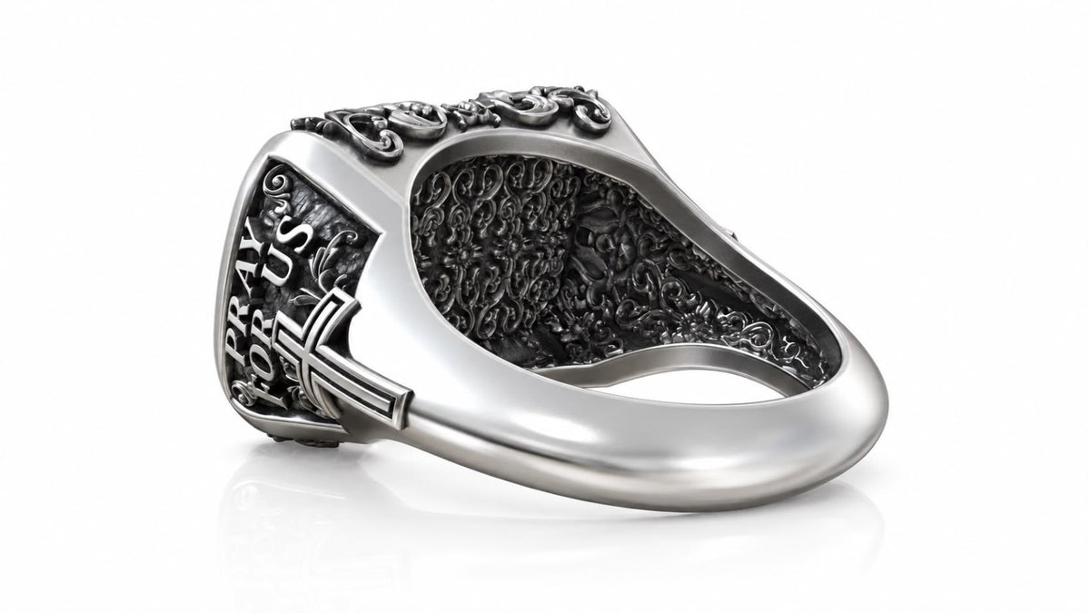 Last Supper Signet Ring – Sterling Silver