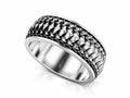 Dragon Scale Armor Band Ring – Sterling Silver