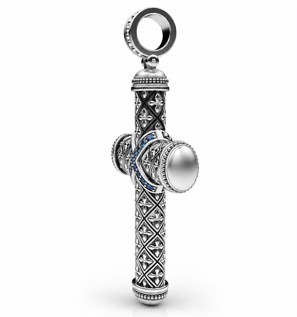 Byzantine Cross Pendant – Sterling Silver