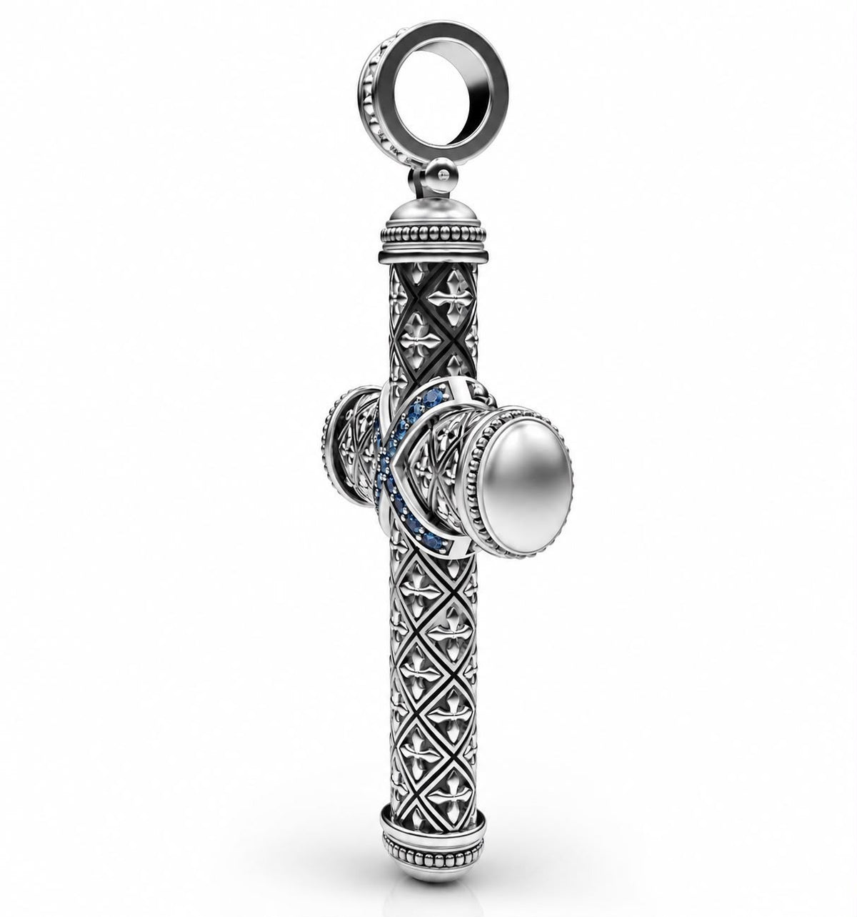 Byzantine Cross Pendant – Sterling Silver