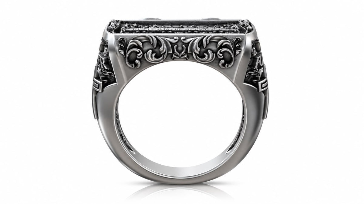 Last Supper Signet Ring – Sterling Silver