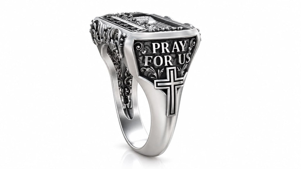Last Supper Signet Ring – Sterling Silver