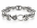 Sun Swirl Mariner Link Bracelet – Sterling Silver