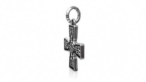 Celtic Knot Cross Pendant – Sterling Silver
